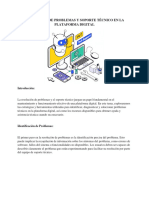 Resolución de Problemas y Soporte Técnico en La Plataforma Digital