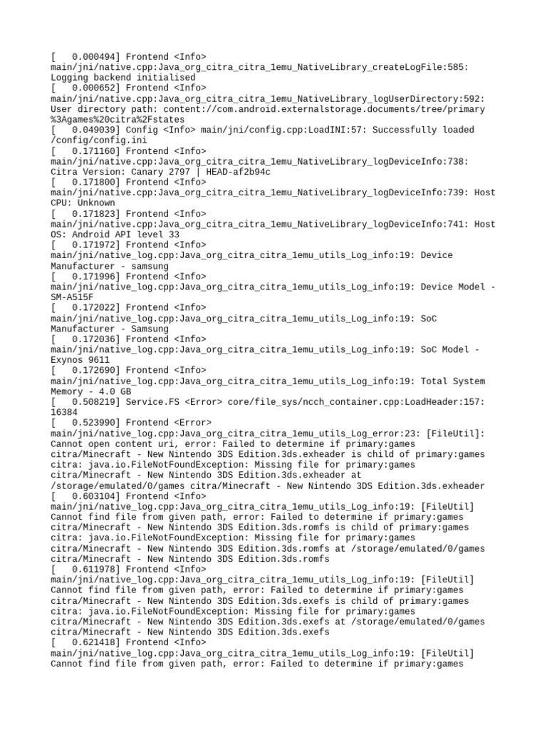 Citra Mii Maker File Errors | PDF | Computer Architecture | Computing
