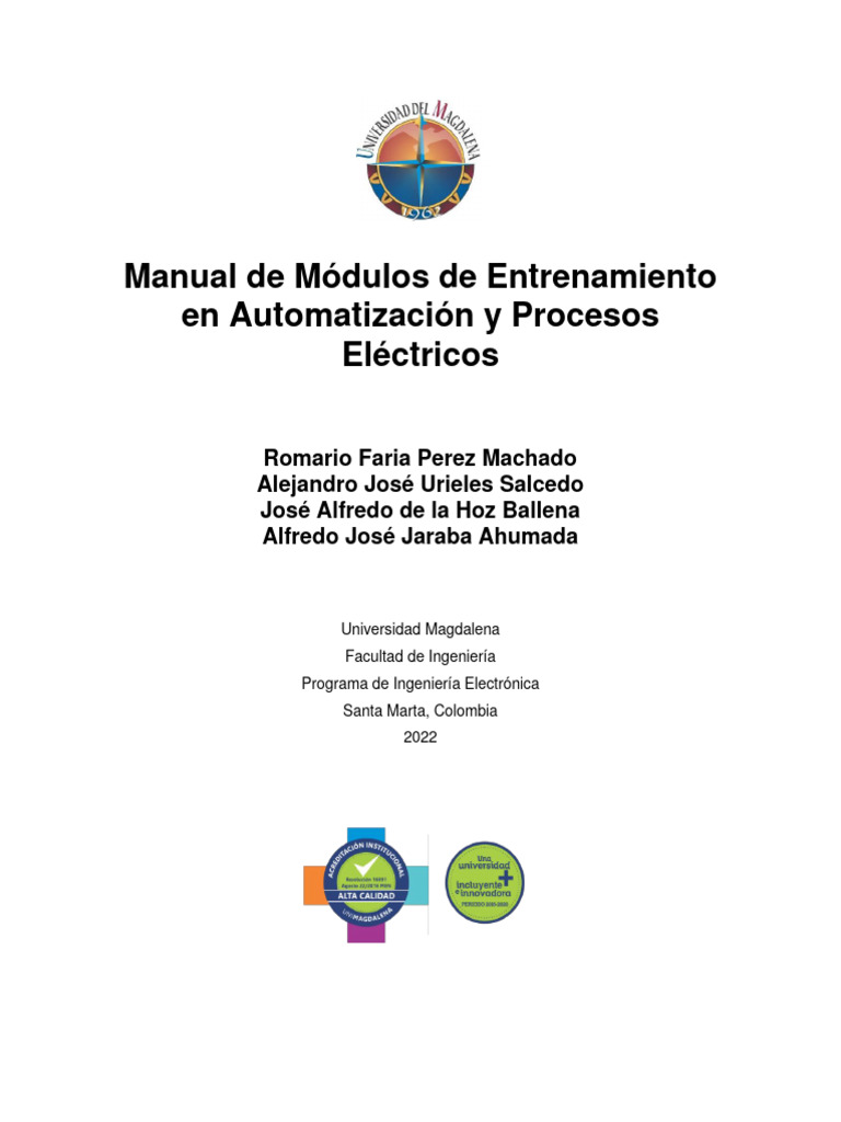 Manual De Módulos De Entrenamiento Pdf Aislador Electricidad