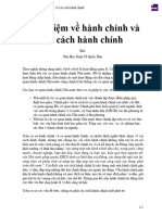 Khái niệm về hành chính và cải cách hành chính