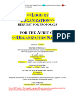 Request For Proposal Template 06
