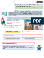 EVALUACIÓN DIAGNÓSTICA 5° - Lee