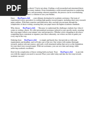 Short Story Research Paper Outline