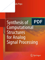 Synthesis of Computational Structures For Analog Signal Processing
