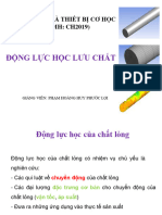 Chương 3-Động lực học lưu chất HK232