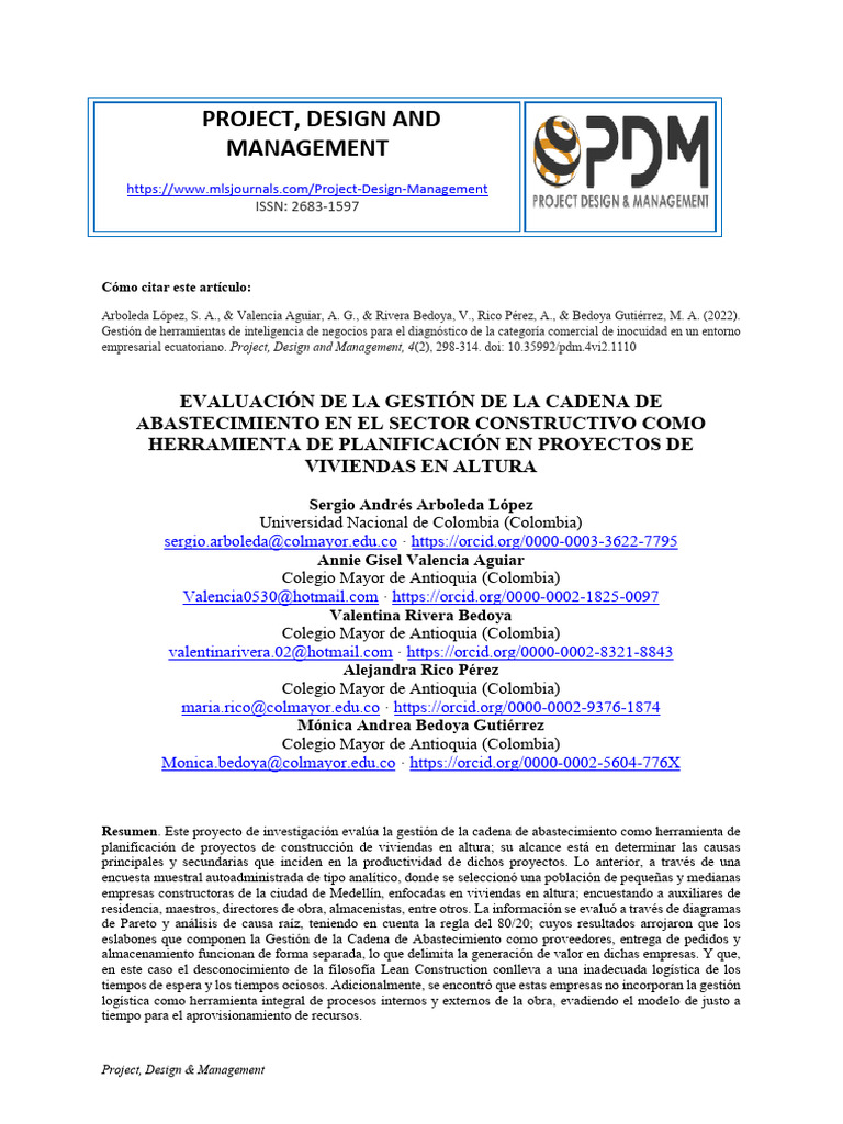 Gestión de cadena de abastecimiento | PDF | Lean Manufacturing ...