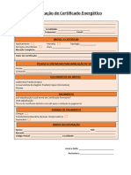 Adjudicação de Certificado Energético