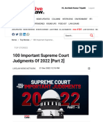 100 Important Supreme Court Judgments of 2022 Part 2 1 1