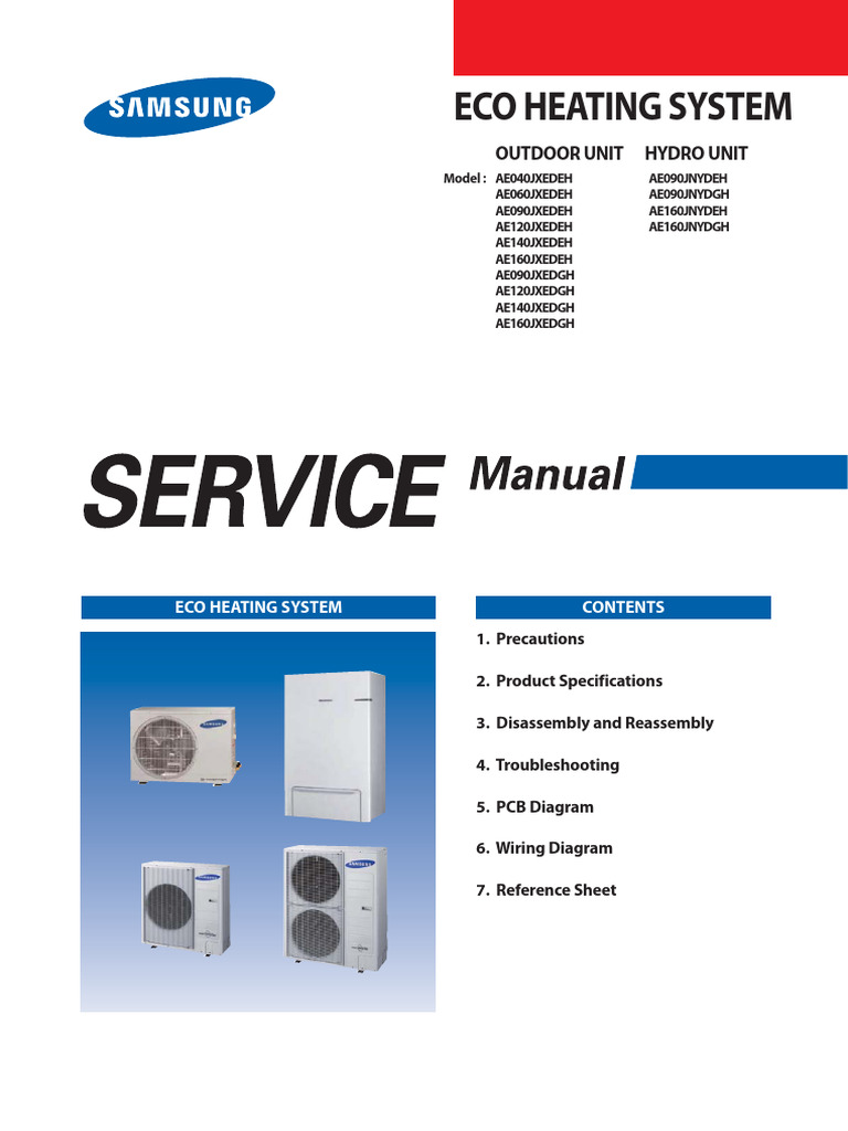 Samsung Ehs Split Service Manual PDF Air Conditioning Pipe (Fluid