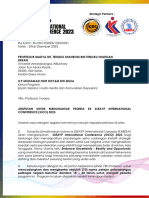 Surat Jemputan Menghantar Peserta Pelajar Antarabangsa 