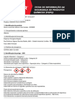 Ficha DE Informação DE Segurança de Produtos Químicos (Fispq)