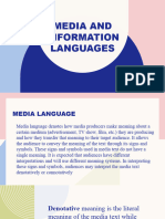 Media and Information Languages MIL