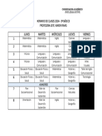 2024 - 3º Básico - Horario de Clases 2024