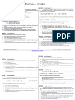 Thermodynamique Exercices