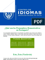 Pronomes Demonstrativos Int - 1-2 II 2024 Marzo