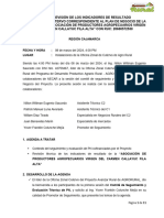 Acta Opp Asociación de Productores Agropecuarios Virgen Del Carmen Callayuc Fila Alta - Cafe