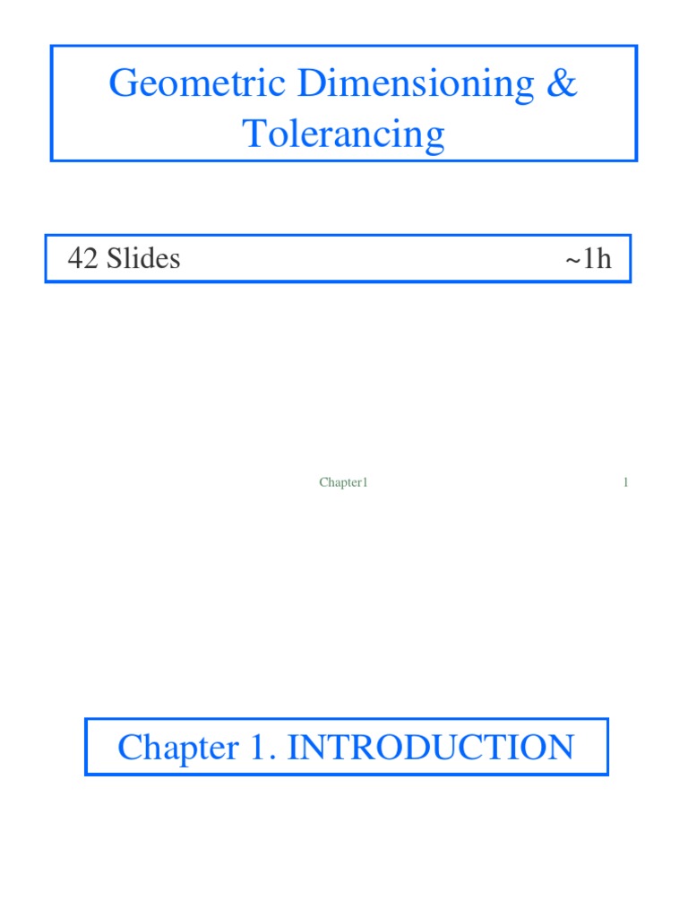 GD&T Overview and Applications | PDF | Engineering | Economic Sectors