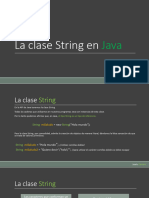 La Clase String en Java