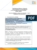 Guía y Rúbrica de Evaluación - Unidad 3 - Fase 5 - Divulgación Del Anteproyecto