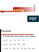 Dlsu Lecture Forcasting Lecture