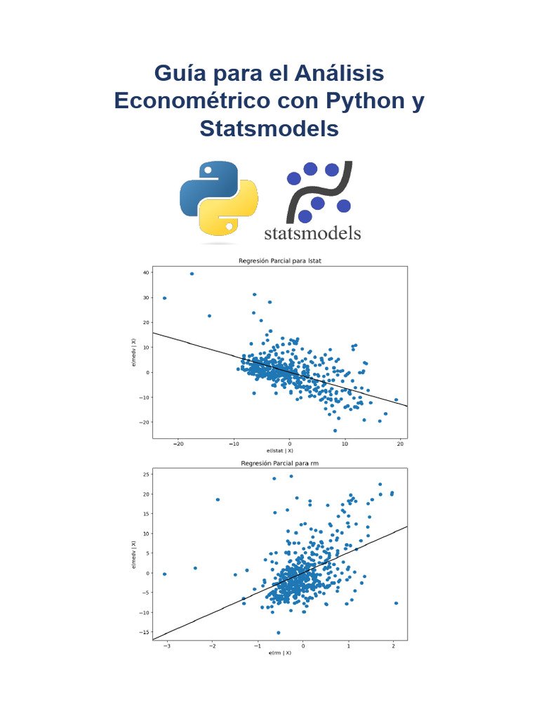 An lisis econom trico con python y statsmodels pdf prueba t de