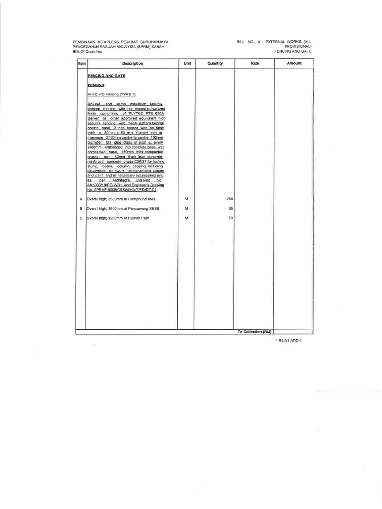 BQ Sample JKR Template | PDF