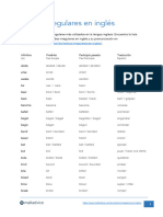 PDF Verbos Irregulares en Ingles MÁS USADOS