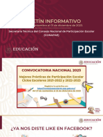 Boletín Informativo CONAPAE Del 27 de Noviembre Al 01 de Diciembre de 2023