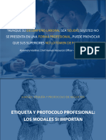 Etiqueta y Protocolo Profesional - Los Modales Si Cuentan