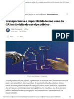 Transparência e Imparcialidade Nos Usos Da (IA) No Âmbito Do Serviço Público - by Célio Normando - Feb, 2024 - Medium