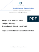 3.6.4.2 Control of Blood Glucose Concentration