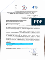 Solicitud de Informe Sobre Nombramientos para Miguel Sedoff en El ISPM #1