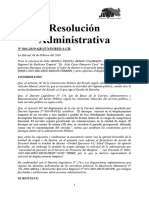 R. A. #004-2019-GRJ - F. Armas Sin Efecto