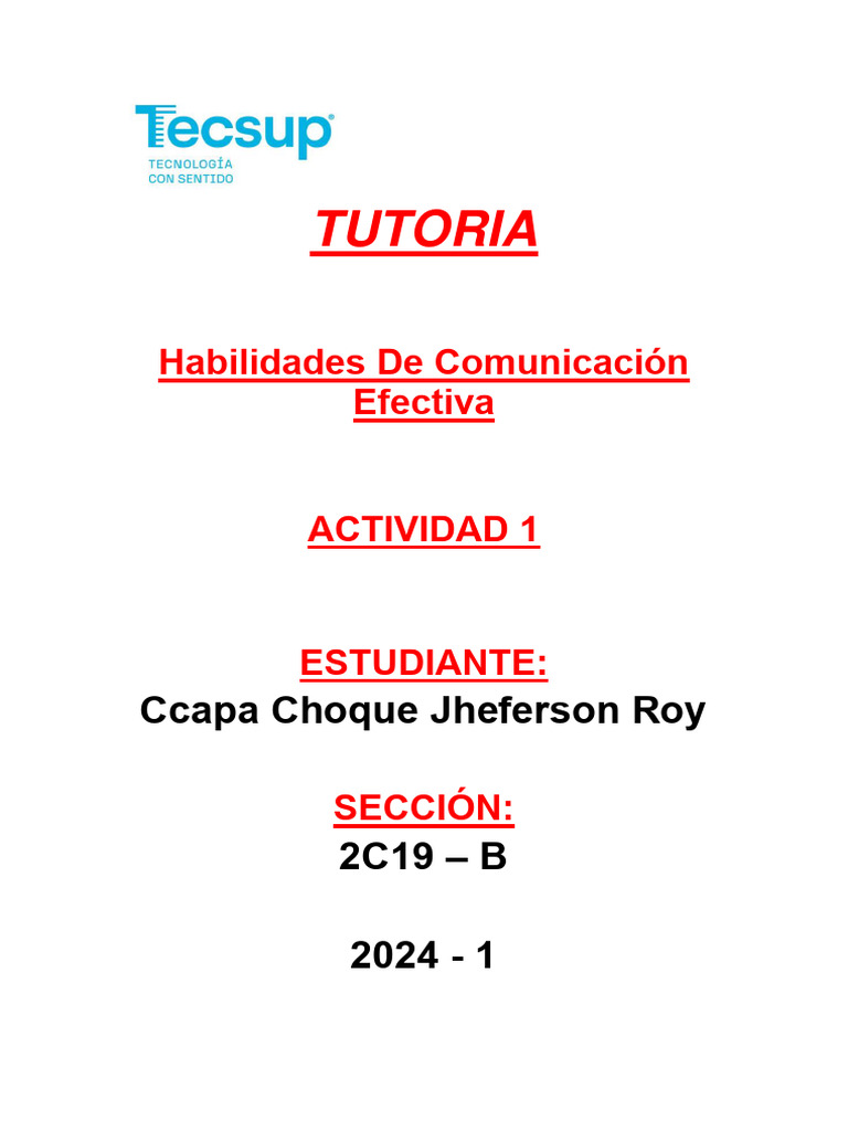 Mejora de Comunicación Interpersonal | PDF | Crecimiento personal y ...