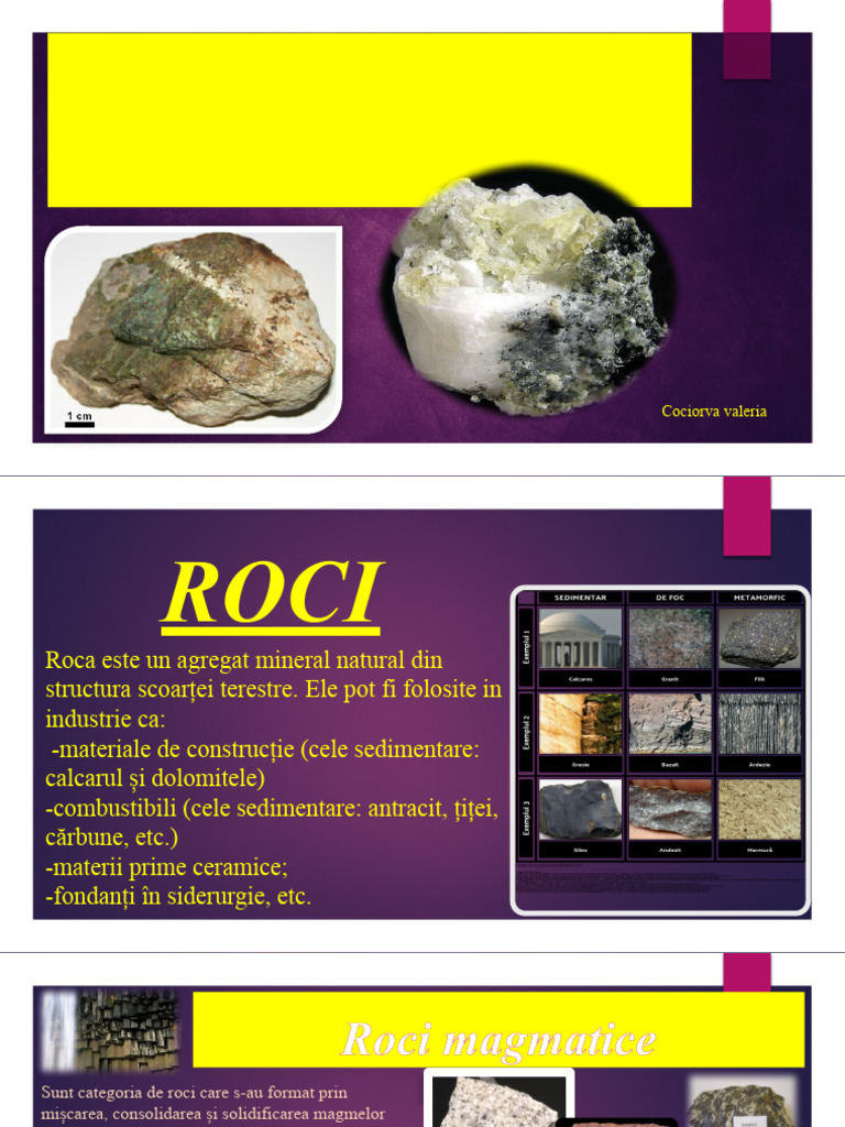 Domeniul de Utilizare A Rocilor | PDF