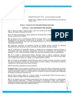 Projeto de Lei nº 172.2022 - Executivo (Estatuto Geral)