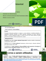 AULA GESTÃO AMBIENTAL. (Capítulo 01)