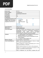 PF Theory Course Outline