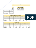 Managing Trading Money 1