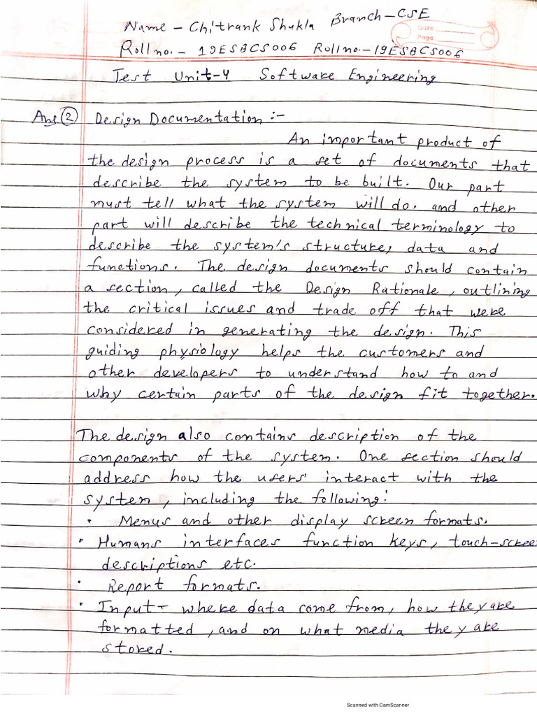 SE Unit 4 Answers PDF | PDF
