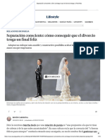 Separación Consciente - Cómo Conseguir Que El Divorcio Tenga Un Final Feliz