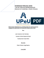 PLANTILLA PERFIL PY - Infracciones Tributarias en Contribuyentes de Renta de Tercera Categoría Del Mercado de Productores Santa Anita