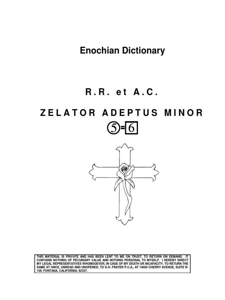 GMICALZOMA! An Enochian Dictionary | Leo VINCI | First