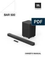 JBL Bar 500 Pro Zwart