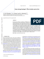 Galaxy Mass Profiles From Strong Lensing I: The Circular Power-Law Model