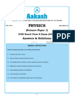 ICSE - Physics (Science P1) - Class X (04!03!2024)