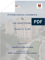 8 International Conference ON Law and Economics: November 12 - 13, 2022