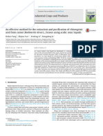 An Effective Method For The Extraction and Purification of Chlorogenic Acid From Ramie (Boehmeria Ni