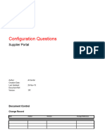 POS SupplierPortal Questionnaire
