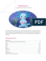 Haekelanleitung Axolotl Blue Mit Herz PDF Datei 0